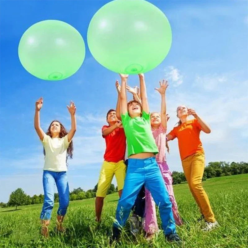 Children Outdoor Toys Bubble Ball Inflatable Rubber Ball Games Balloon Toys Baby Shower Fun Party Water Filled Bubble Ball Toy Qme