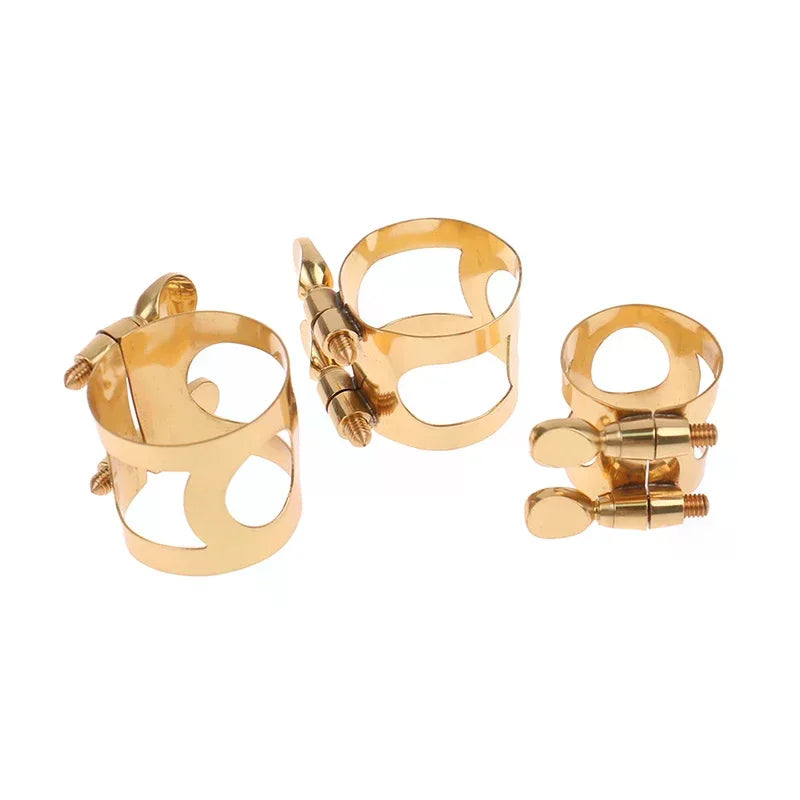 Sax Saxophone Mouthpiece Ligature Clip Climp Durable Fastener Cap Qme