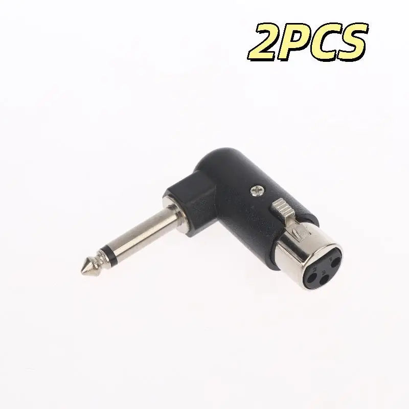 1 XLR Plug Male Female Adapter 3-Pin Balanced Audio Interface Qme Female to Male 2pcs