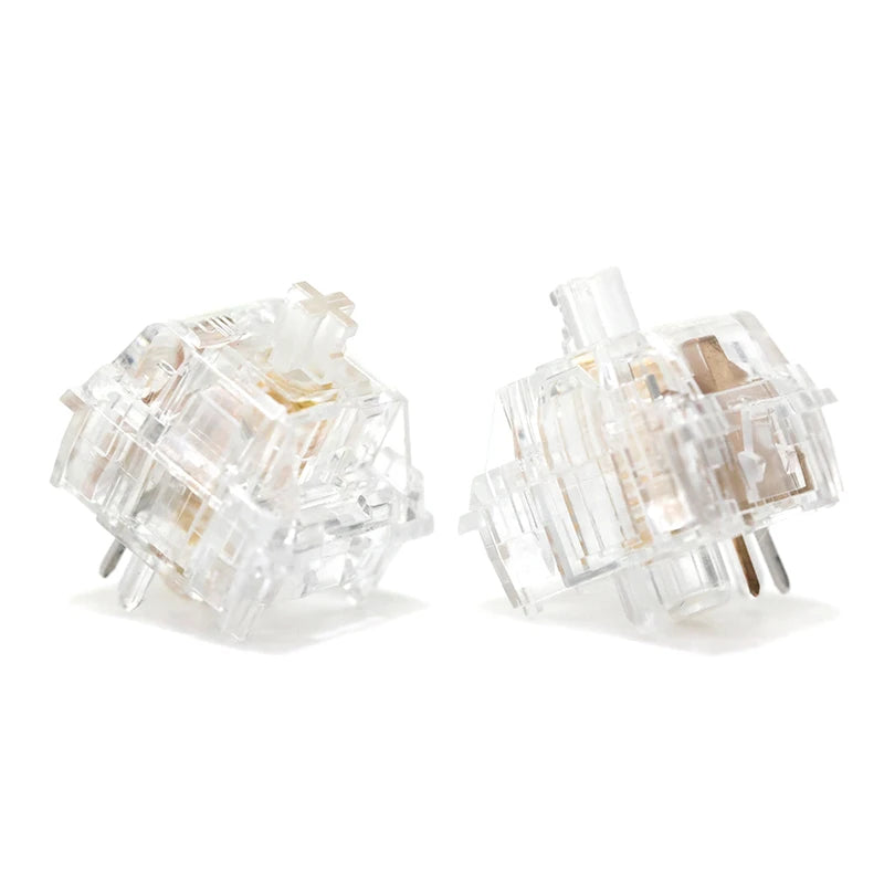 10PCS Kailh Clione Limacina Switch For Mechanical Keyboard Transparent5pins SwitchLinear/Tactile Qme