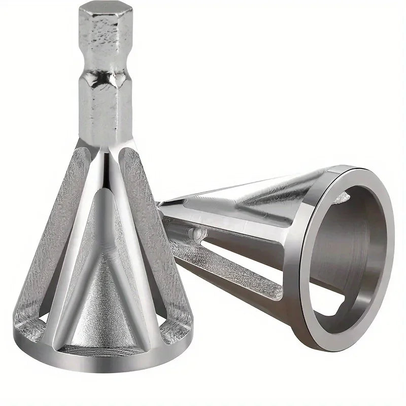 1pc Chamfering Tool, Metal Deburring External Chamfering Tool, Suitable For Various Chuck Electric Drilling Tools Qme
