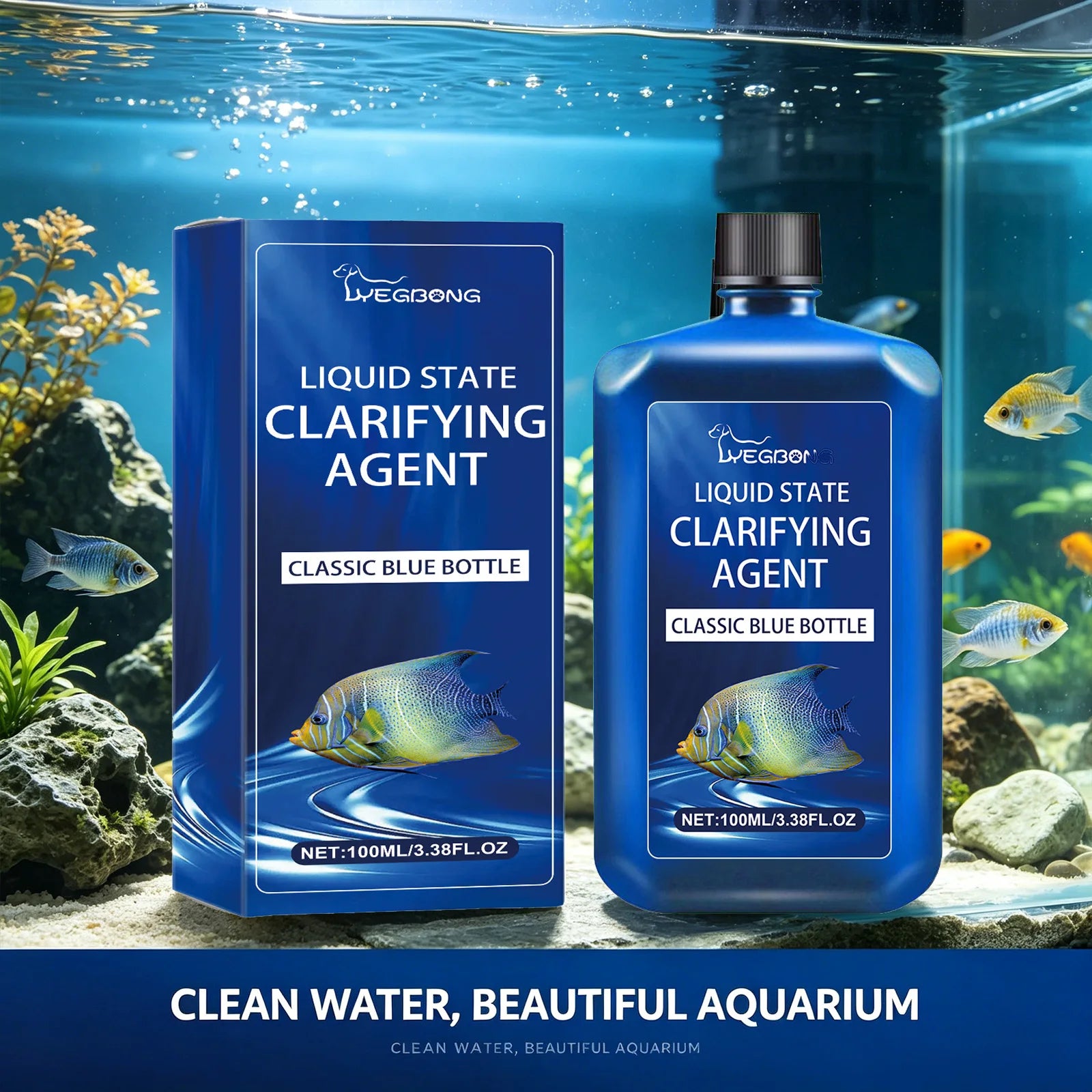 Liquid State Clarifying Agent Remove Various Algae Improve Water Quality Reduce Odors Long-Term Protection Water Purifying Agent Qme