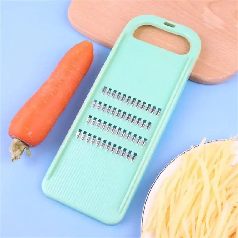 Grater Vegetables Slicer Manual Cutter Cabbage Carrot Korean Food Processor Kitchen Accessories Supplies Useful Things for Home Qme 02 green