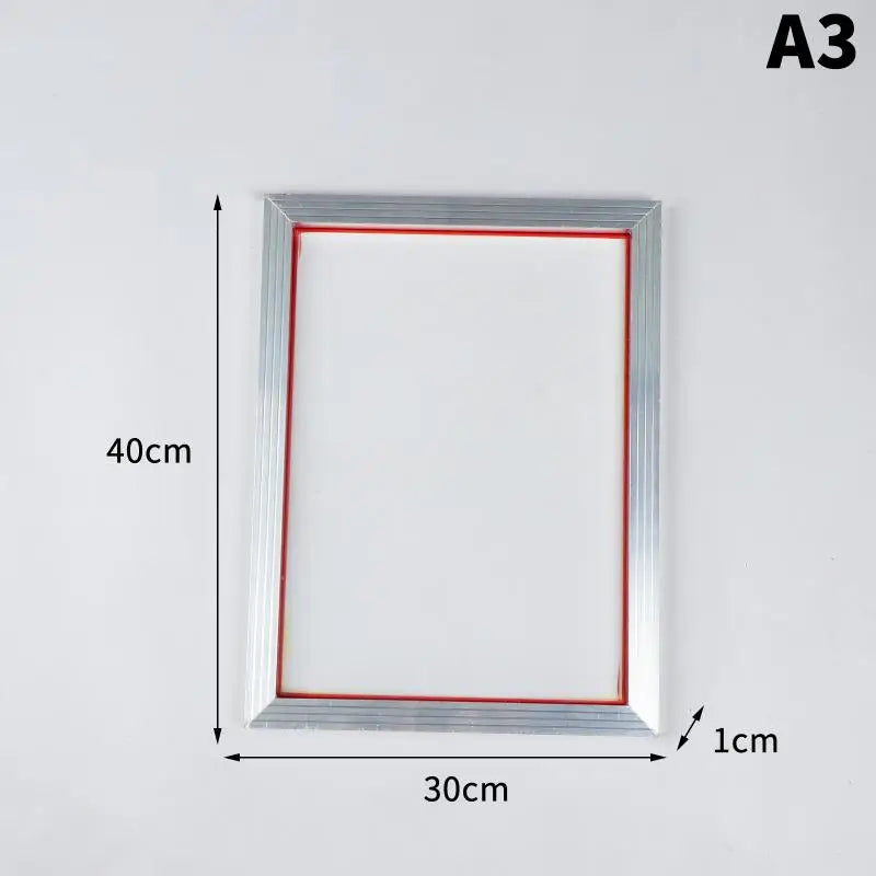 Aluminum Silk Screen Printing Frame T Shirt DIY Home Business Qme 3040cm No plug