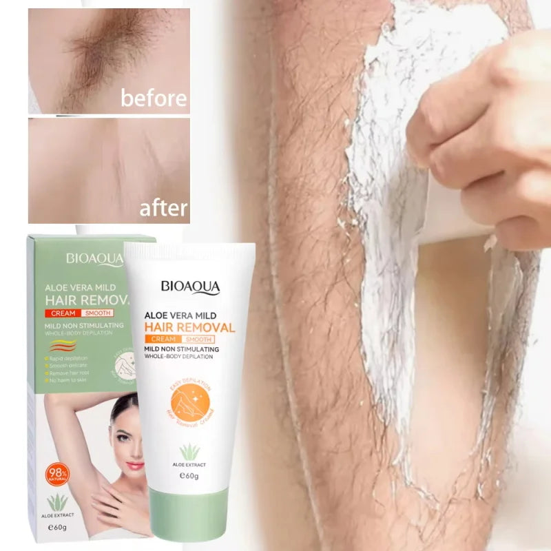 Permanent Hair Removal Cream Epilator Cream Intimate Areas Health Painless Hair Remover Growth Inhibitor Body Care For Woman Men Qme