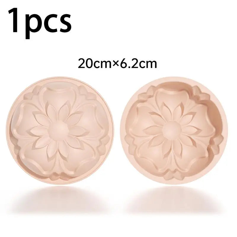 Charlotte Cake Pan Silicone Cheesecake Nonstick Round Baking Mold Qme D2