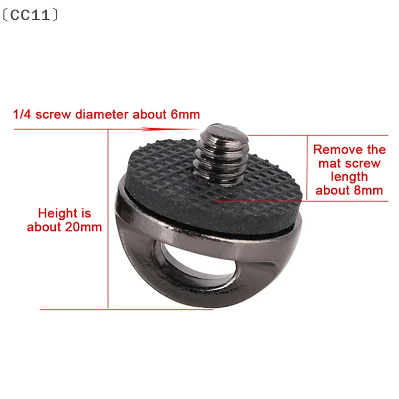 CC11SLR Camera 1 4 Screw Connection Adapter Shoulder Strap Safety Qme