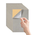 Self Adhesive Felt Sheets 10pcs Solid Color Sticky Felt in A4 Size Peel and Stick Felt Sheets Soft Felt Fabric Sheets Stick Qme Grey China Mainland