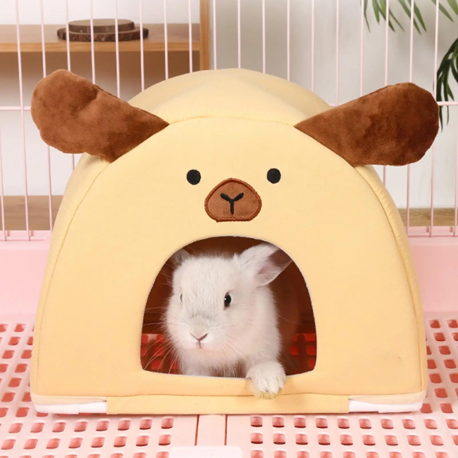 Hamster Bed Cooling Waterproof Tent Small Animal Cage Chinchilla Qme
