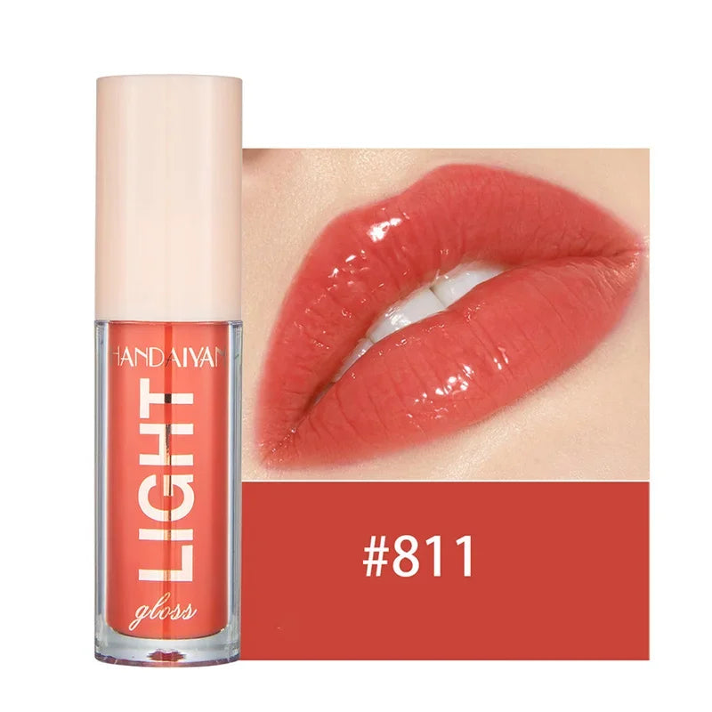 12 Colors Mirror Pearl Lip Gloss Long-lasting Moisturizing Shine Glitter Lip Glaze Waterproof Glass Liquid Lipstick Women Makeup Qme 11