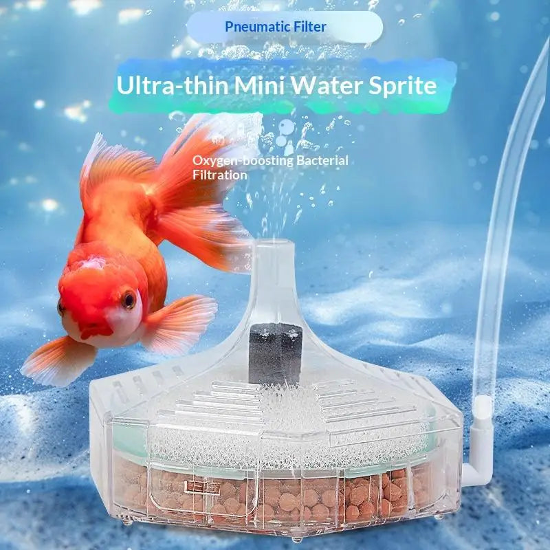 Air-powered Biochemical Filtration Waste Suction Tool Small Fish Qme