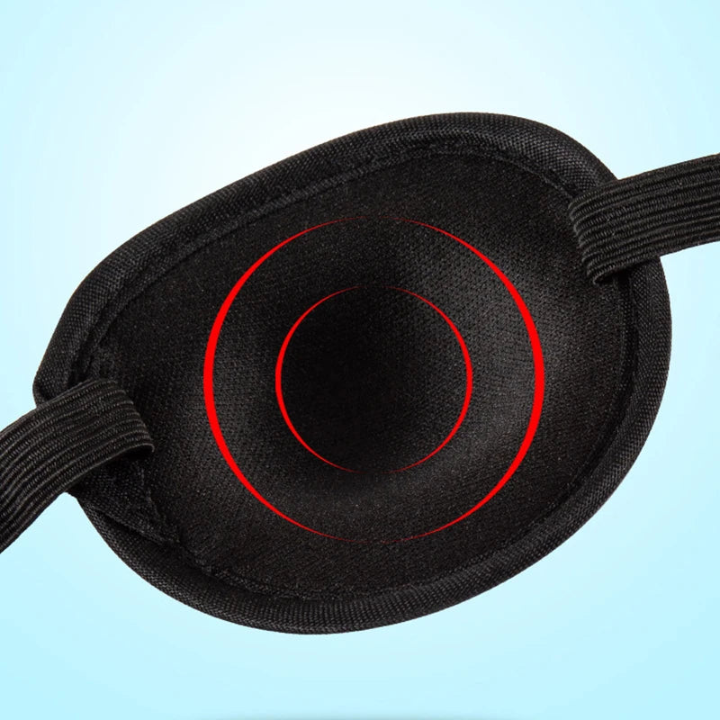 Pirate Eye Patch Black Single Eyepatch Unisex One Washable Adjustable Qme