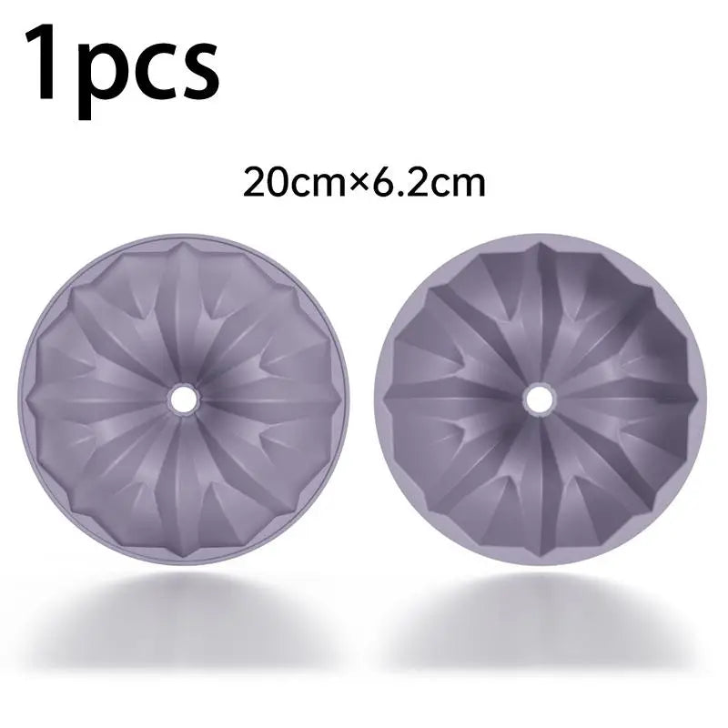 Charlotte Cake Pan Silicone Cheesecake Nonstick Round Baking Mold Qme E5