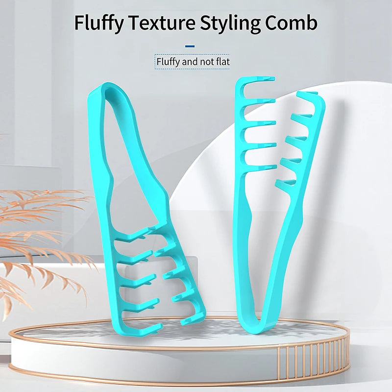 Fluffy Hairdressing Texture Comb Bangs Styling Combs Women Men Hair Qme