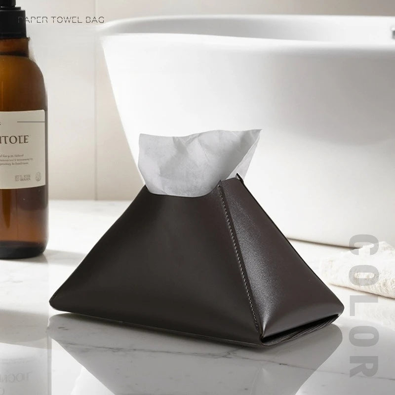 Tissue Bag Nordic Simple Box Convenient Pumping Paper Towels Leather Qme