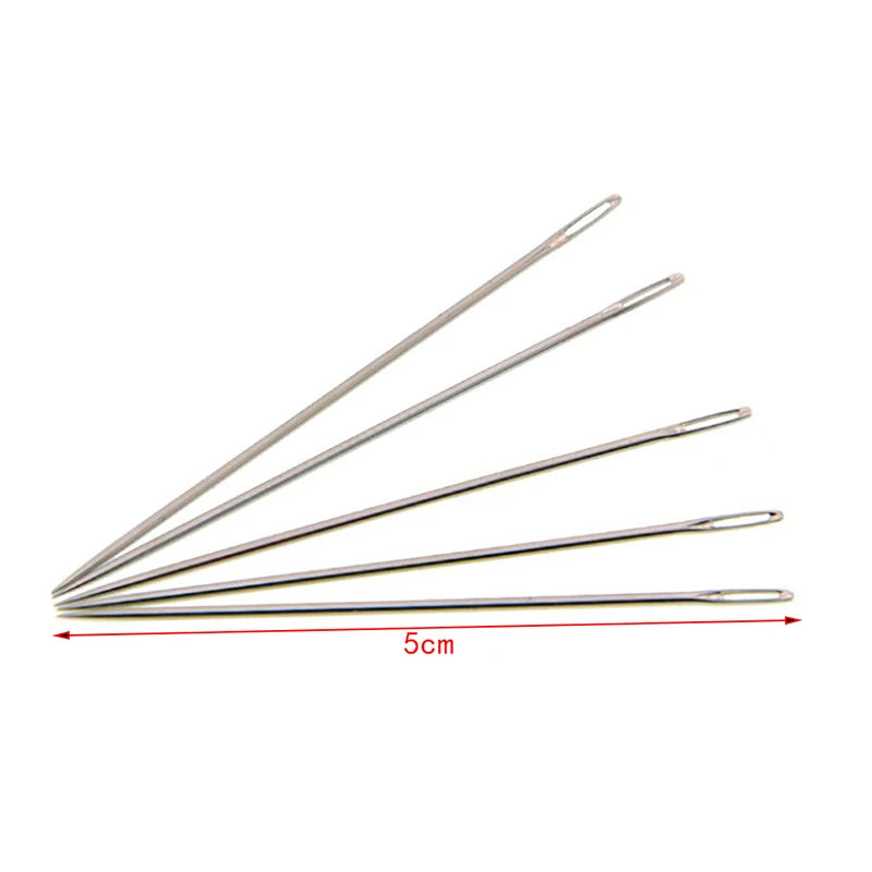 Hardness Stainless Steel Sewing Needle Cross Clothes Needles Qme