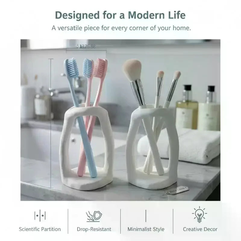 3D Printing Makeup Pen Storage Rack Creative Candle Holder Nordic Simple Decoration Cute Ins Style Hand Pinch Wax Display Rack Qme