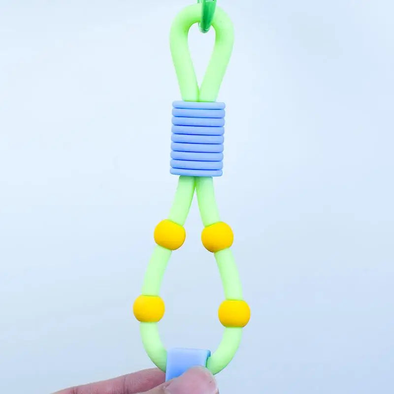Water Bottle Straps Accessories Durable Carrier Straw Cups Rope Qme Green