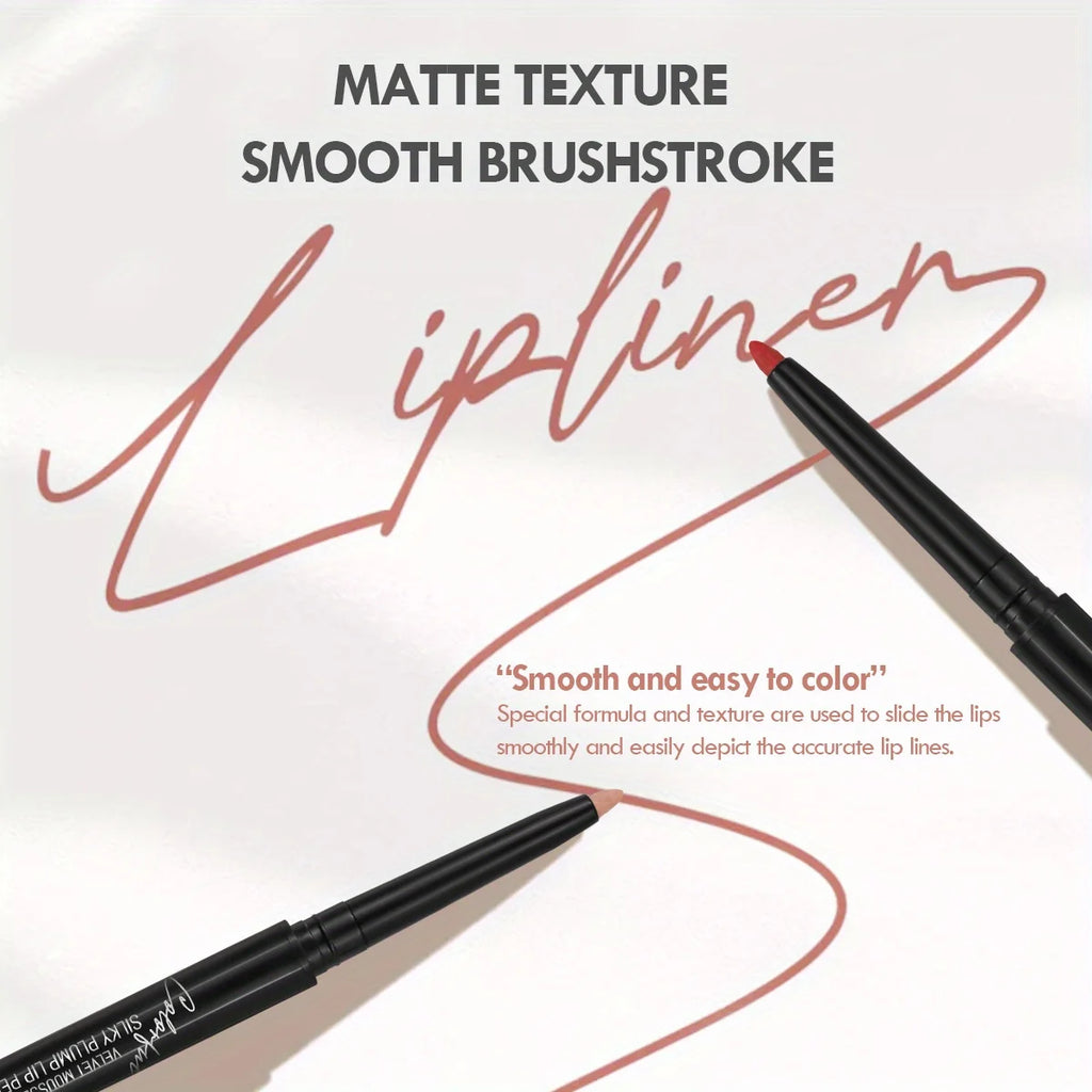 Lip Liner Waterproof Sweatproof Matte Multi-color Correcting Lipstick Qme
