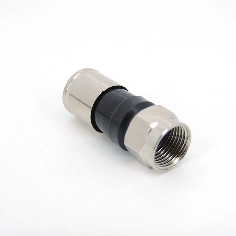 30 Pcs RG6 F Type Compression 2.7cm Snap Seal Plug Connector For Sky Satellite Virgin Cable L1 Qme
