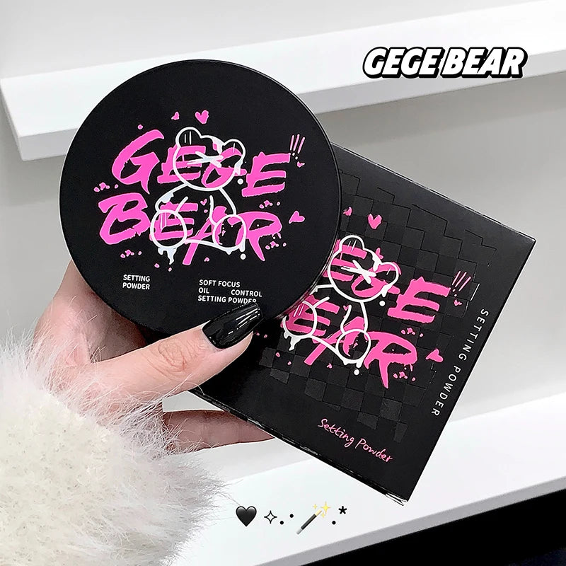 Gege Bear Soft Oil Control Large Capacity Setting Powder Matte Qme