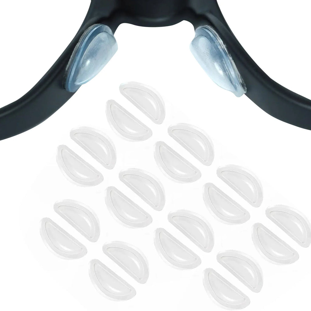 10 Pairs Of Glasses Mini Nose Pads for Glasses Durable Anti-slip Self-Adhesive Silicone Soft Glasses Nose Pads for All Glasses Qme