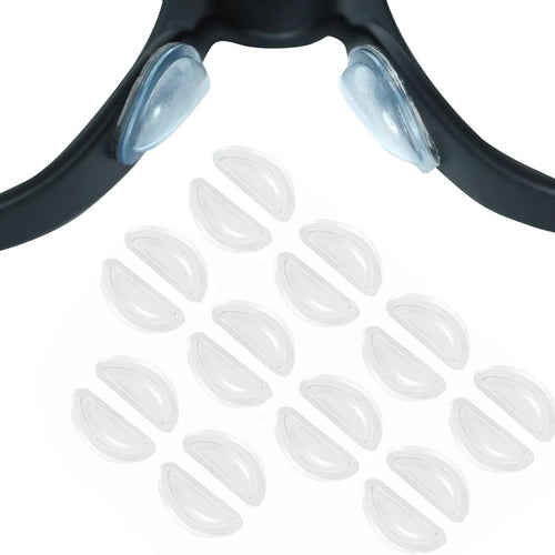 10 Pairs Of Glasses Mini Nose Pads for Glasses Durable Anti-slip Self-Adhesive Silicone Soft Glasses Nose Pads for All Glasses Qme