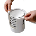 Bowl Storage Rack Dish Kitchen Tableware Draining Easy TakeCC11 Qme one size White