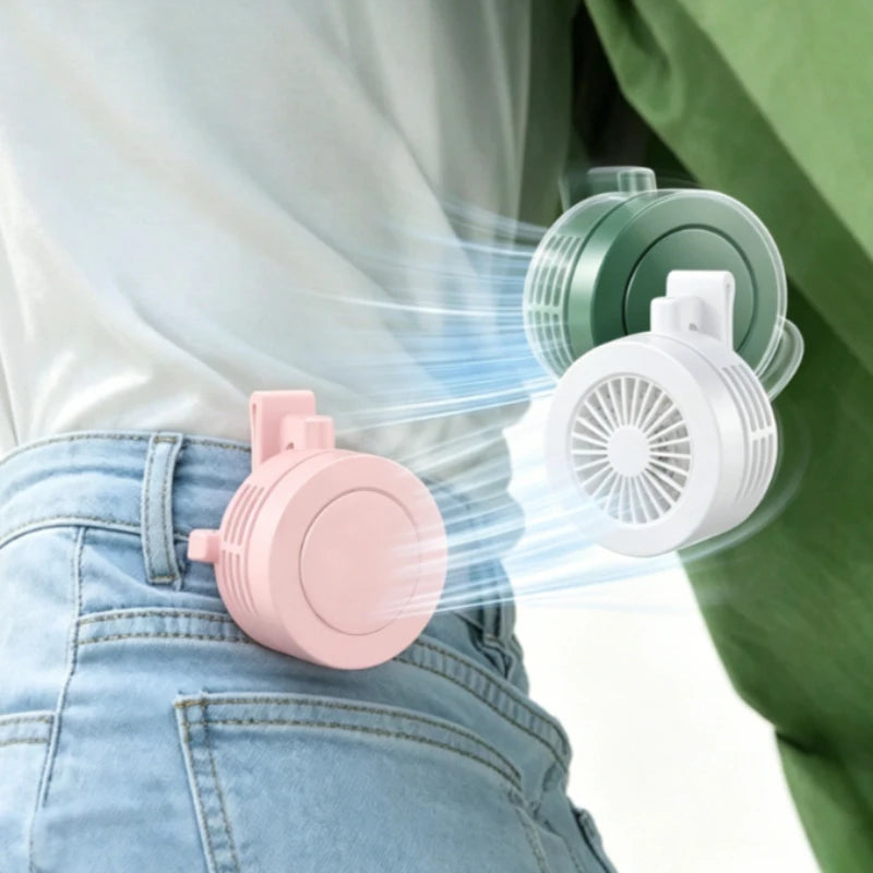 360° Rotatable Clip-on Fan Ultra Quiet USB Powered Mini Portable Fan for Home Outdoor Camping Office Dorm Qme