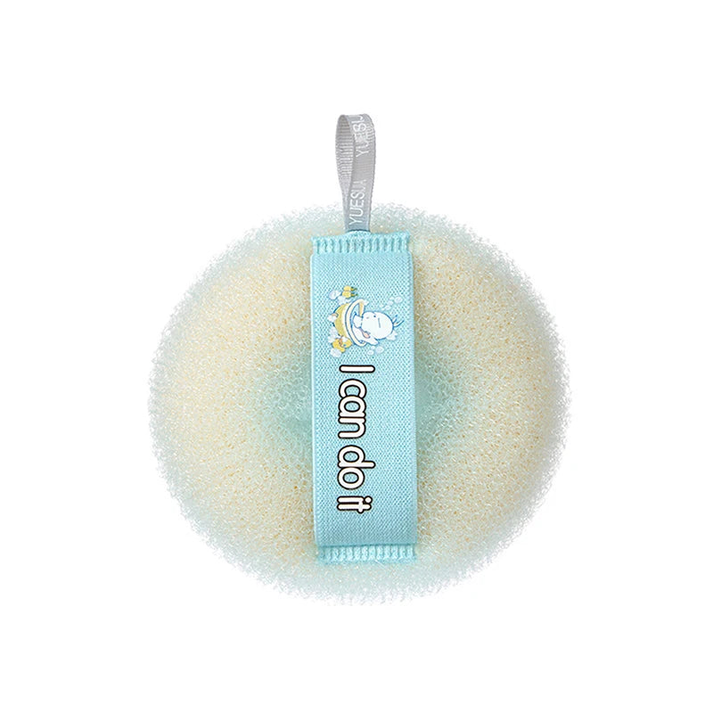 Japanese-Style Massage Bath Ball Bath Scrubber Back Scrub Towel Painless Bathing Experience Qme Blue