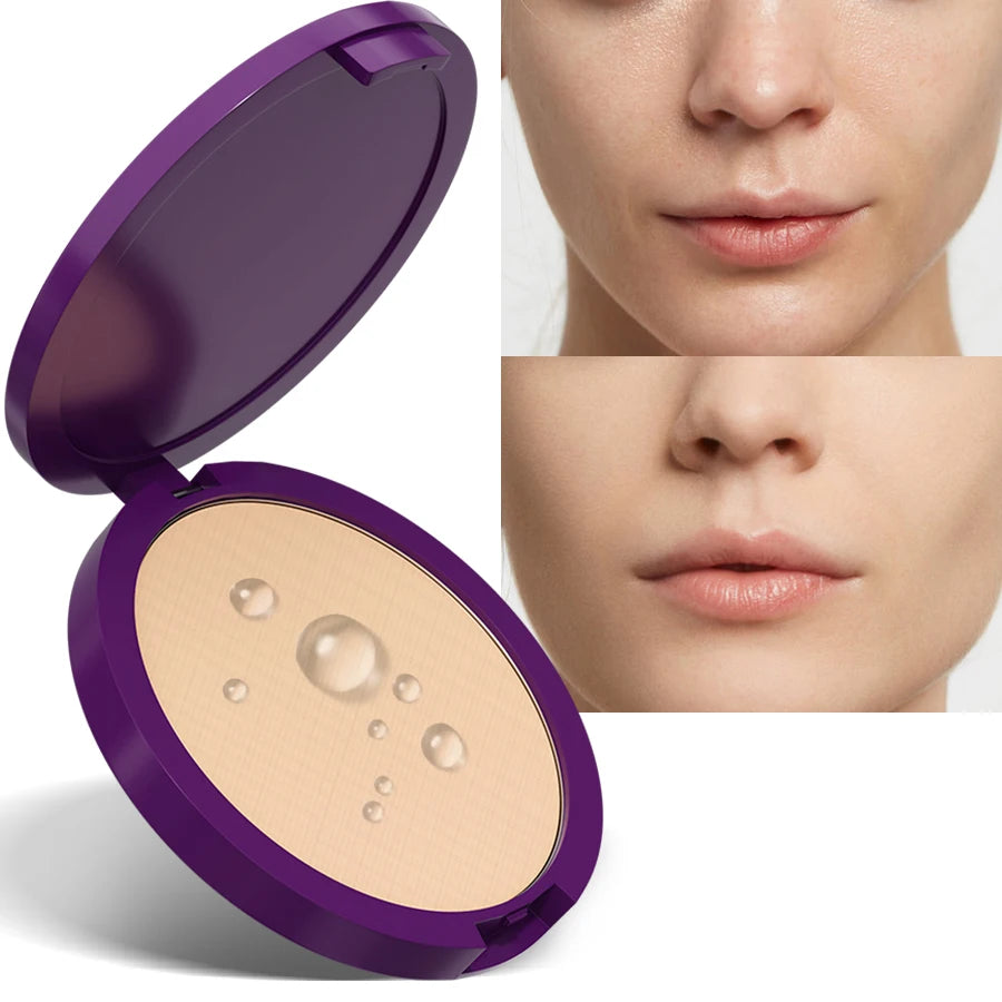 5 Matte Full Coverage Pressed Powder Foundation Oil Control Flawless Qme