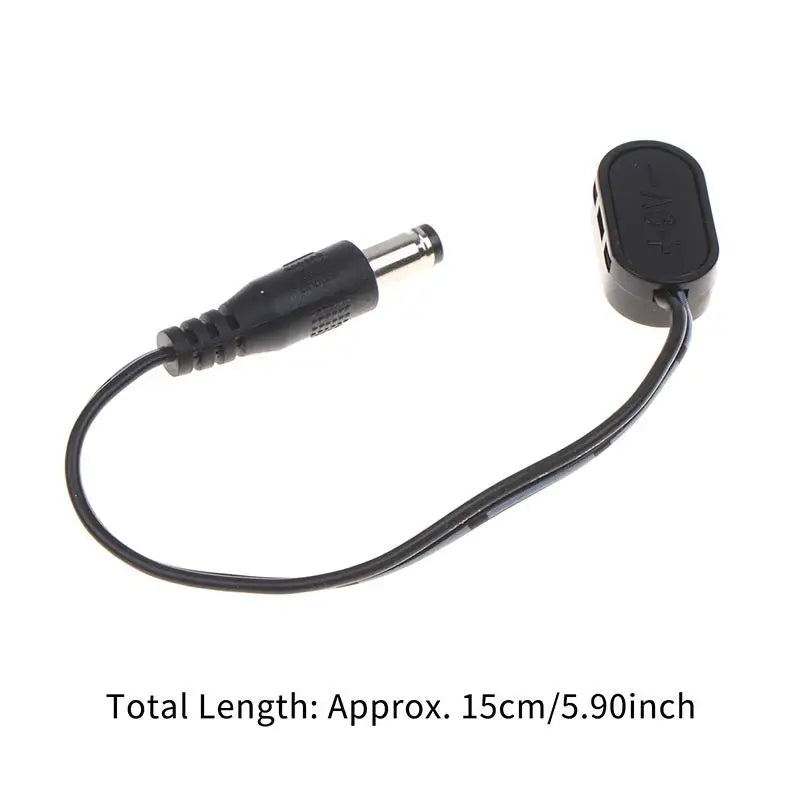 9V Battery Snap Power Connector Male DC Jack Plug Cable Easy Carry Qme Default Title