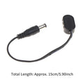 9V Battery Snap Power Connector Male DC Jack Plug Cable Easy Carry Qme Default Title