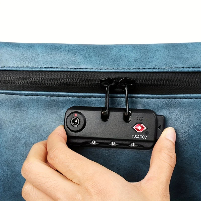 Travel Zipper Certified Luggage Password Lock, Backpack Anti-Theft 3-Digit Password Lock Qme