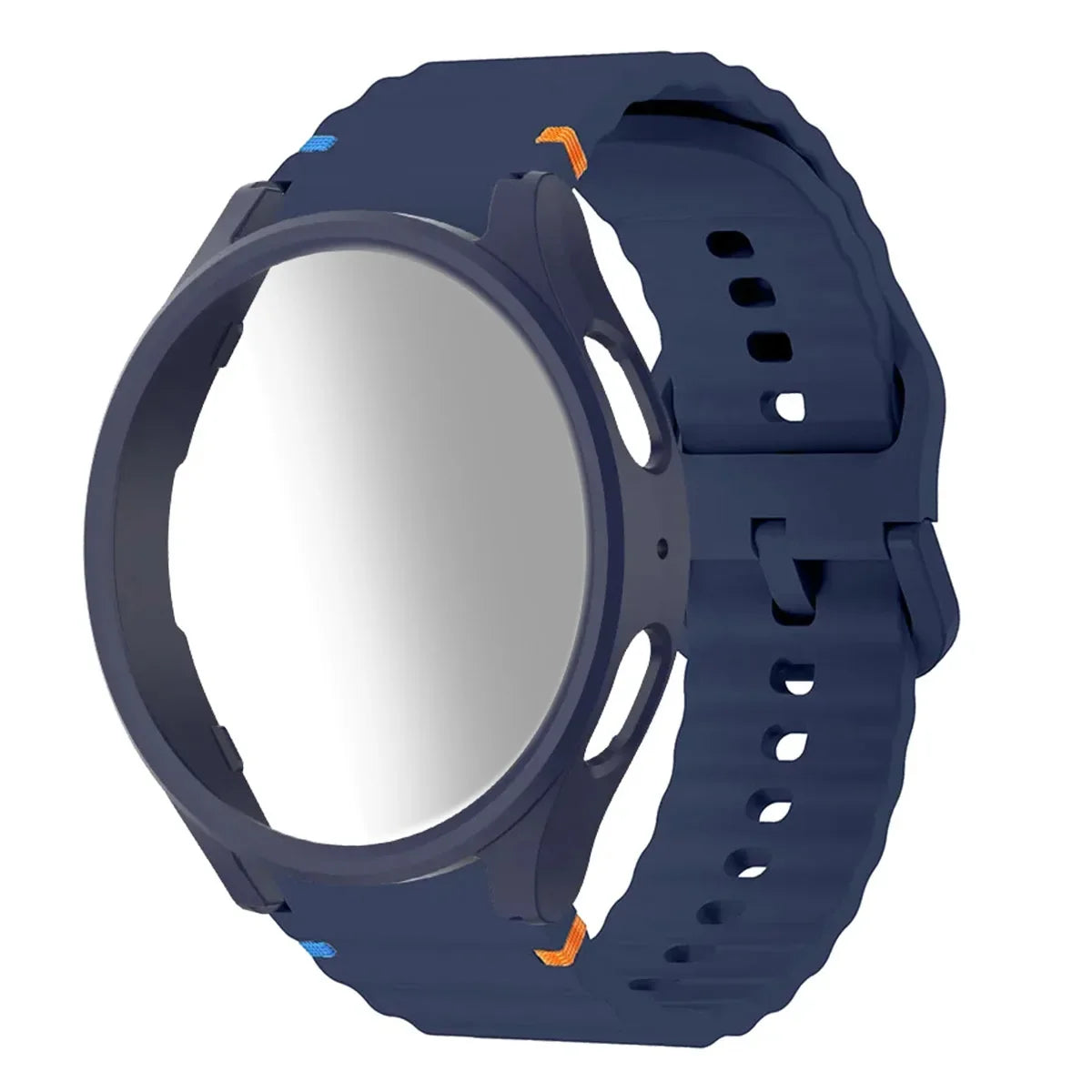 Silicone Strap Samsung Watch 7 6 5 4 5Pro Band Case Screen Protector