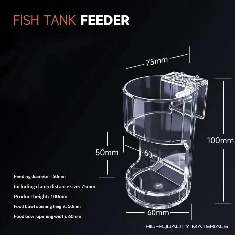 Automatic Food Dispenser Fish Tank Aquarium Feeding Tool Accessories Qme A2