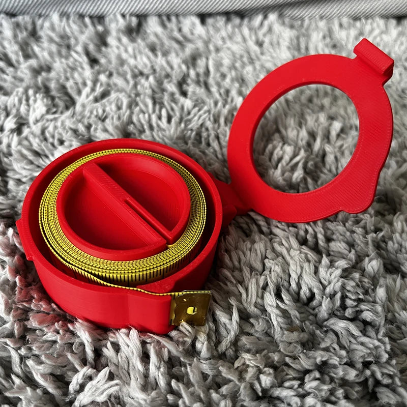 Sewing Tape Measure Storage Box Space-saving Home Office Supplies Qme