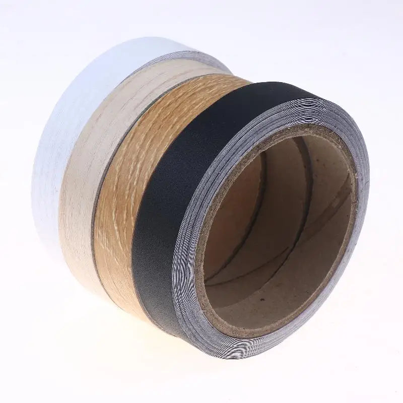 1PC 10mx2cm Preglued Edging PVC Edge Banding For Wood Kitchen Wardrobe Furniture Table Desk Board Edgeband Edger Glossy. Qme