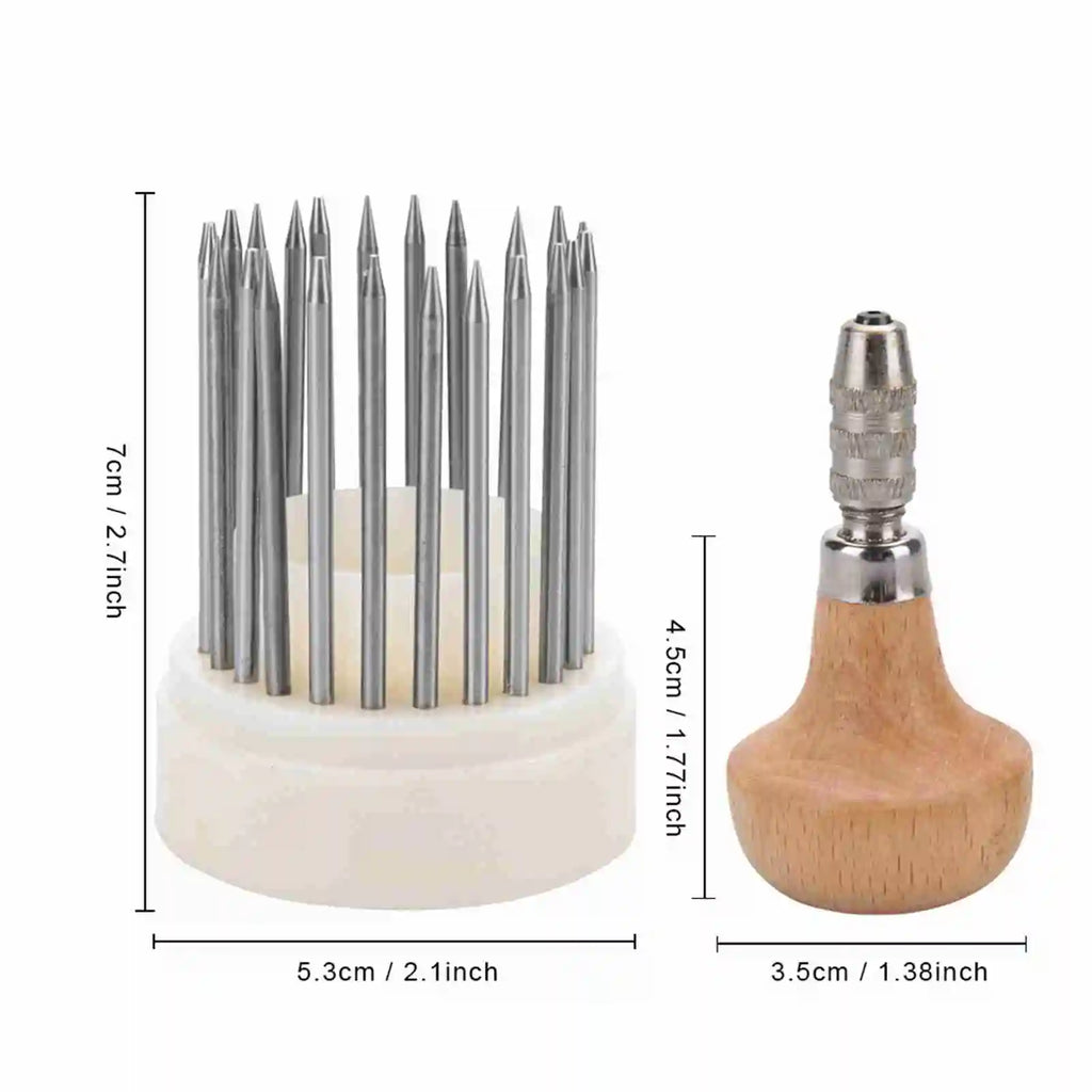 23pcs Beading Tools Set Graver Beader for Diamond Stone Setting Graver Jewelry Tool for Jeweler Qme