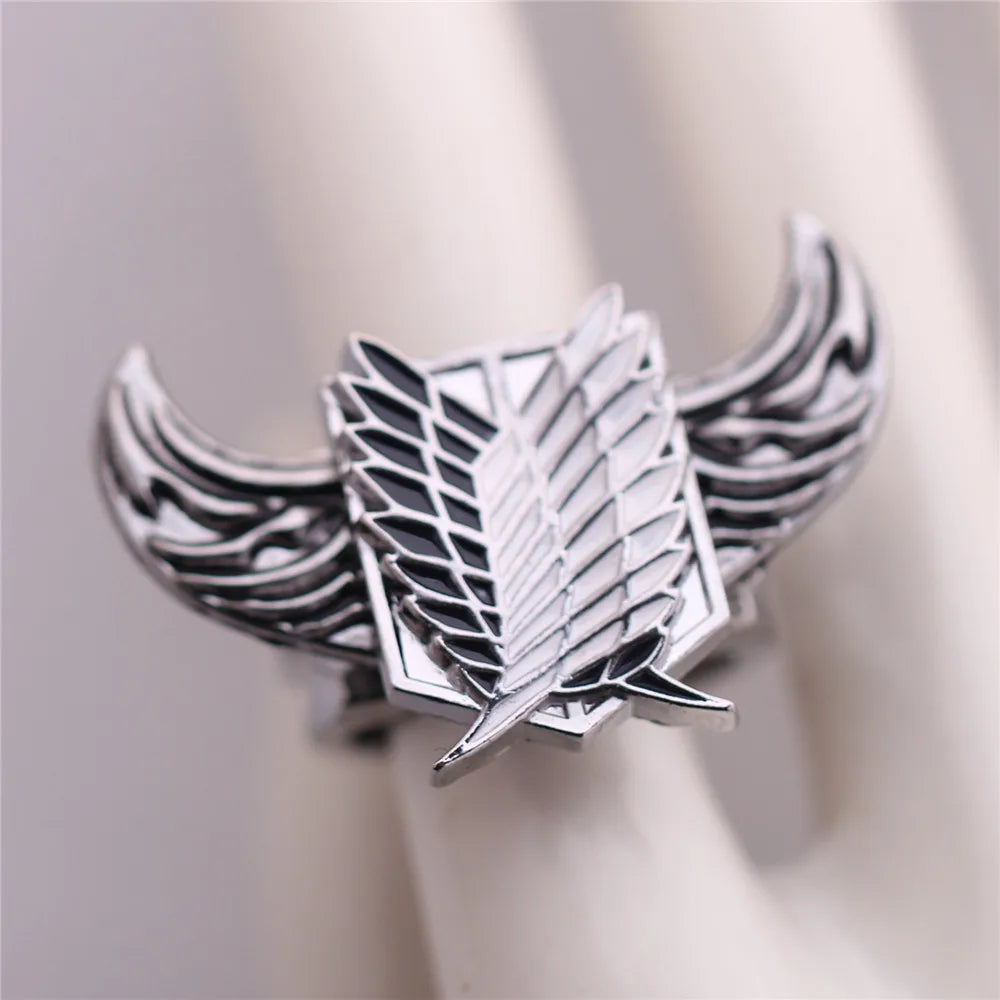 Anime Peripheral Attack Giants One Piece Four Kings Rotating Ring Best Accessories Wholesale for Cosplay Travel At Anime Expo Qme 2