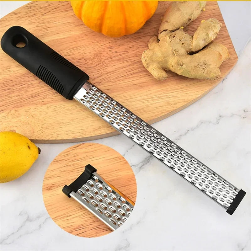 Stainless Steel Cheese Grater Slicer Lemon Zester Chocolate Chopper Qme