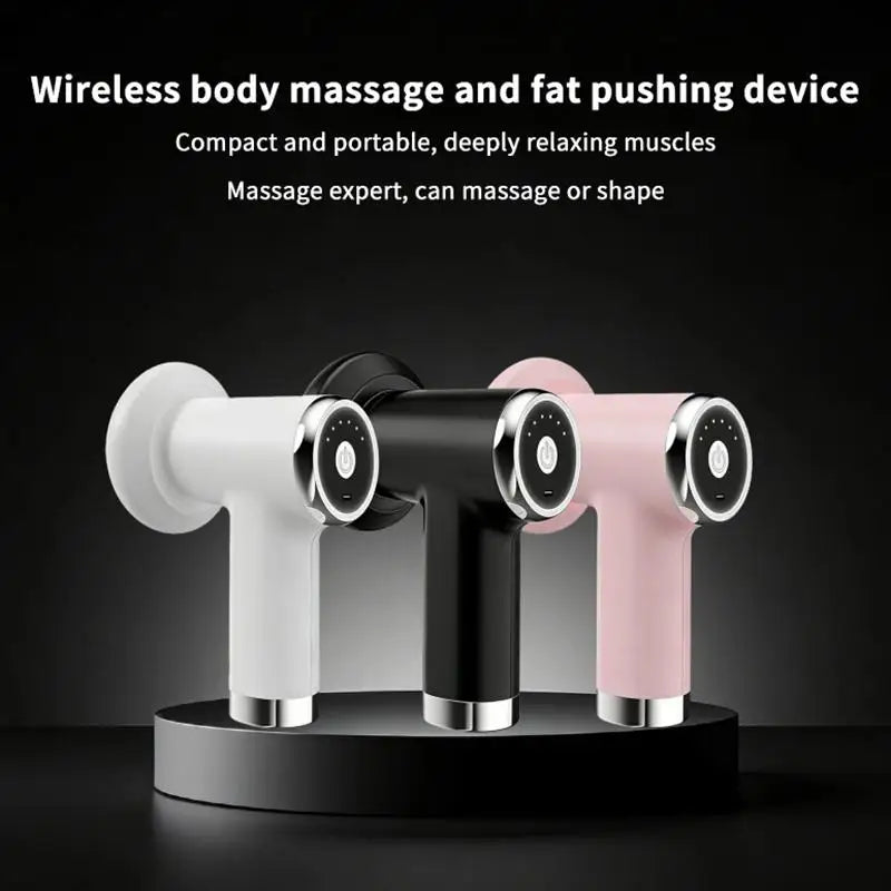 Handheld Body Shaping Vibration Massager Muscle Relaxation At Home Go Qme