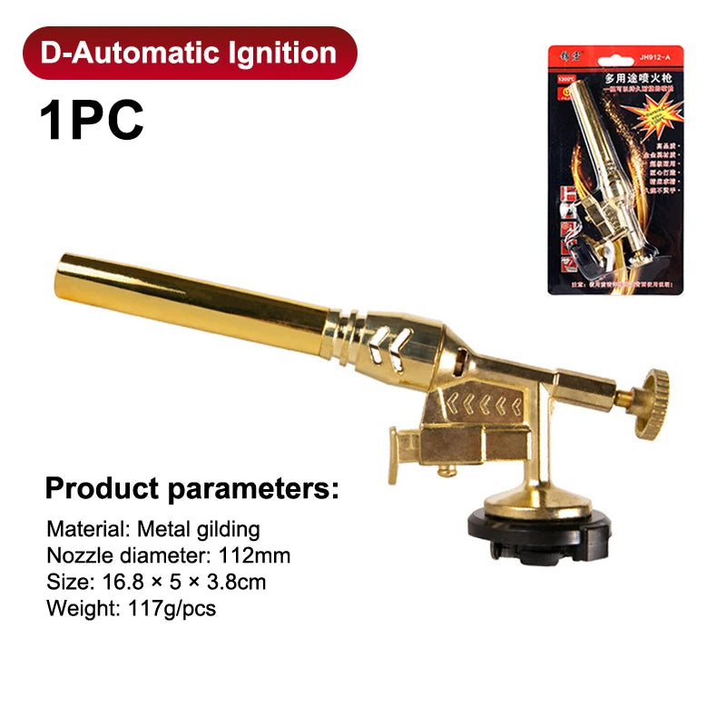 BBQ Lighter Flamethrower Kitchen Supplies Welding Equipment Portable Qme D