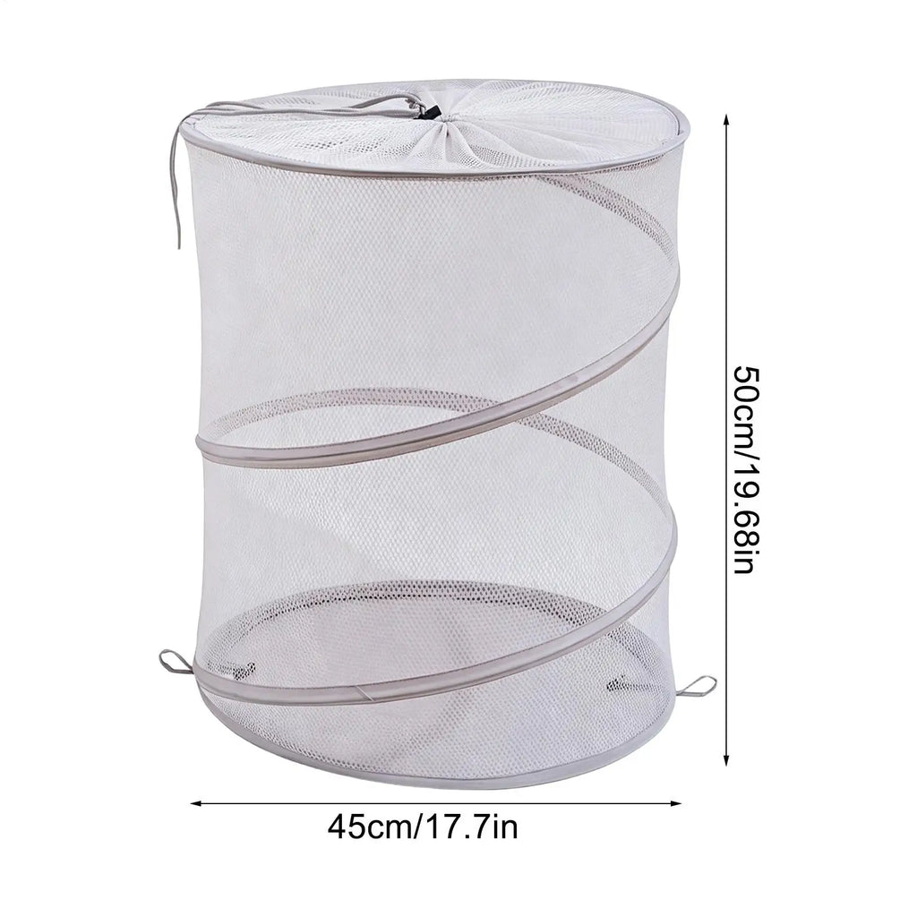 Dorm Laundry Basket Foldable Clothes Storage Bin Bag Bathroom Bedroom Qme