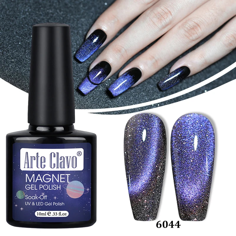 Arte Clavo Shining Transparent Cat Eye Magnetic Gel Unicorn Auroras