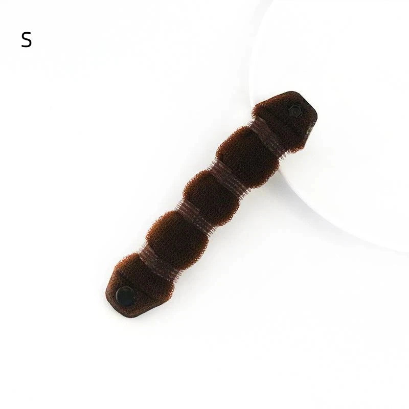 Magic Hair Bun Maker Donut Bagel Tool Easy Quick Hairstyling Reusable Qme S Brown