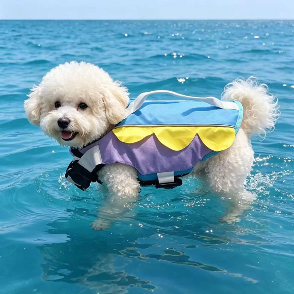 Dog Jacket Breathable Fit Water Safety Swimwear Sea Swimming Small Qme