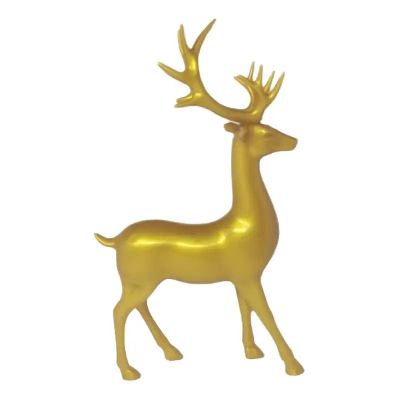 Rustic Table Ornaments Christmas Reindeer Decor For Home Indoor Xmas Holiday Small Statue Reindeer Christmas Decoration Qme A5