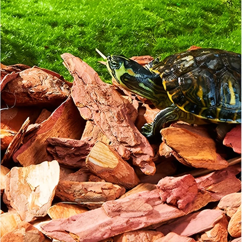 Climbing Pet Pine Bark Mat For Moisturizing And Deodorizing, Suitable For Reptiles Such As Land Turtles, Lizards, Snakes, Forest Qme