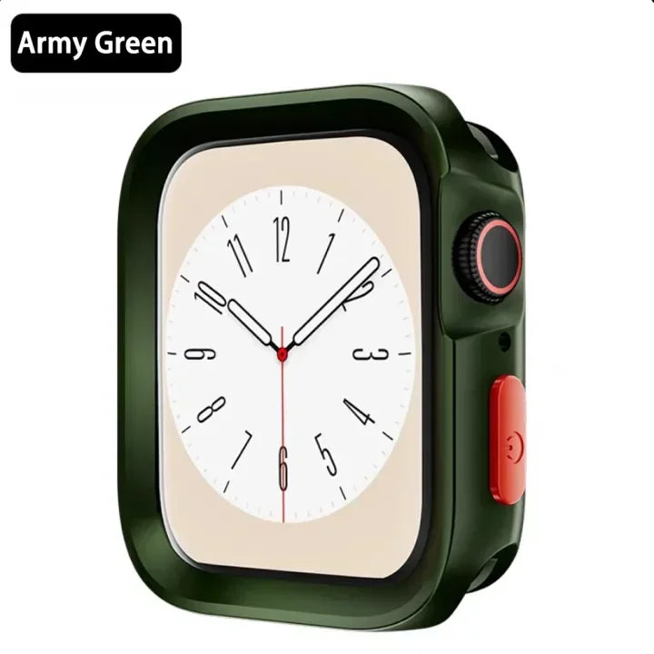 2024 New Bumper Soft Silicone Case For Apple Watch 9 8 7 6 SE 5 Sport Anti-drop Matte Cover For iwatch 49mm 41mm 40mm 44mm 45 mm Qme MatteAGr 40mm-Series 6 5 4 SE